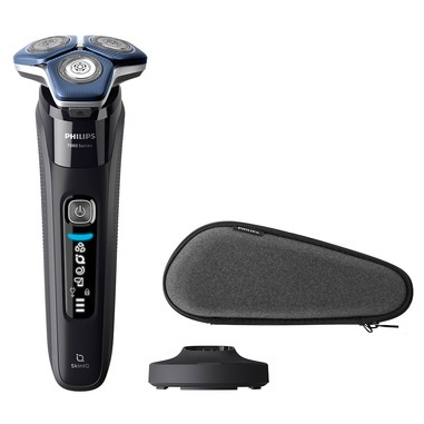 Philips SHAVER Series 7000 S7886/35 Rasoio Elettrico Wet & Dry con Tecnologia SkinIQ e SteelPrecision Blades