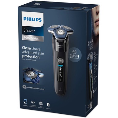 Philips SHAVER Series 7000 S7886/35 Rasoio Elettrico Wet & Dry con Tecnologia SkinIQ e SteelPrecision Blades