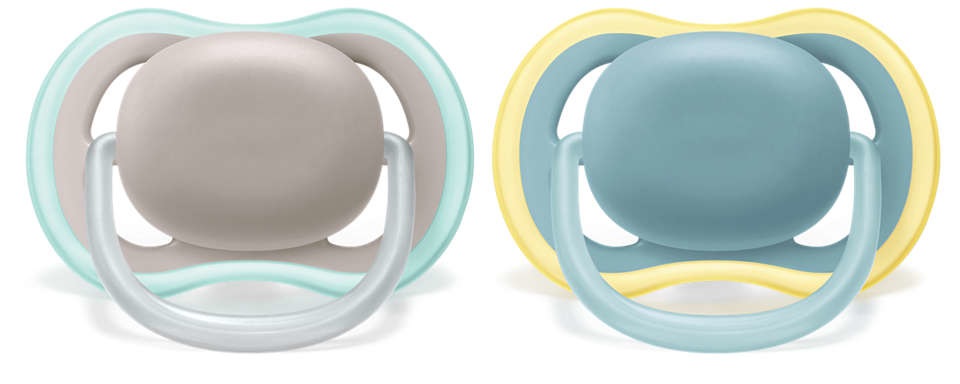 Philips AVENT Ultra Air Succhietto 18 Mesi - 2 Pezzi, Leggero e Traspirante, Ortodontico, Senza BPA