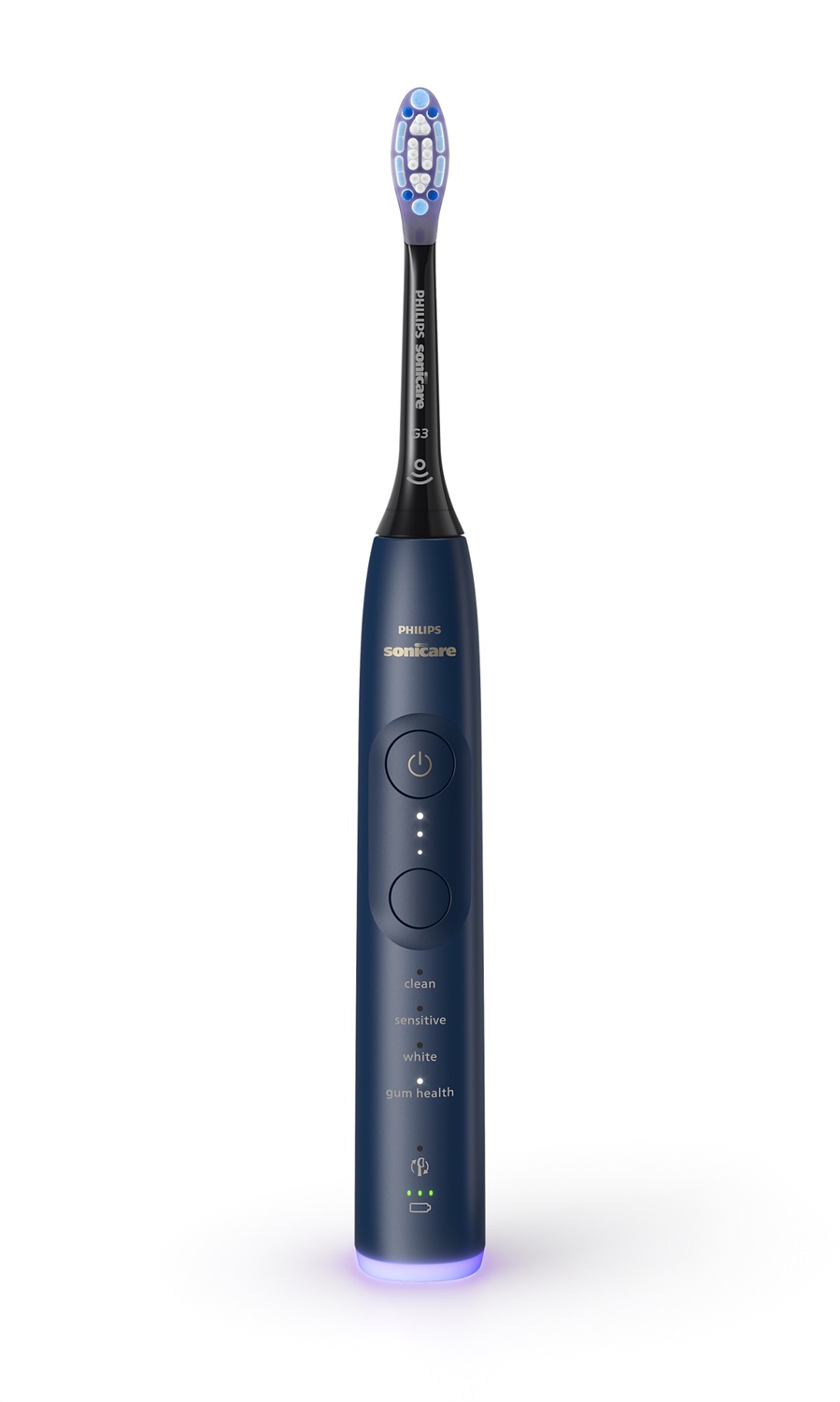 Philips Sonicare 7100 HX7423/01 Spazzolino Elettrico Sonico con App, 4 Modalità di Spazzolamento, 3 Livelli di Intensità, Blu Navy