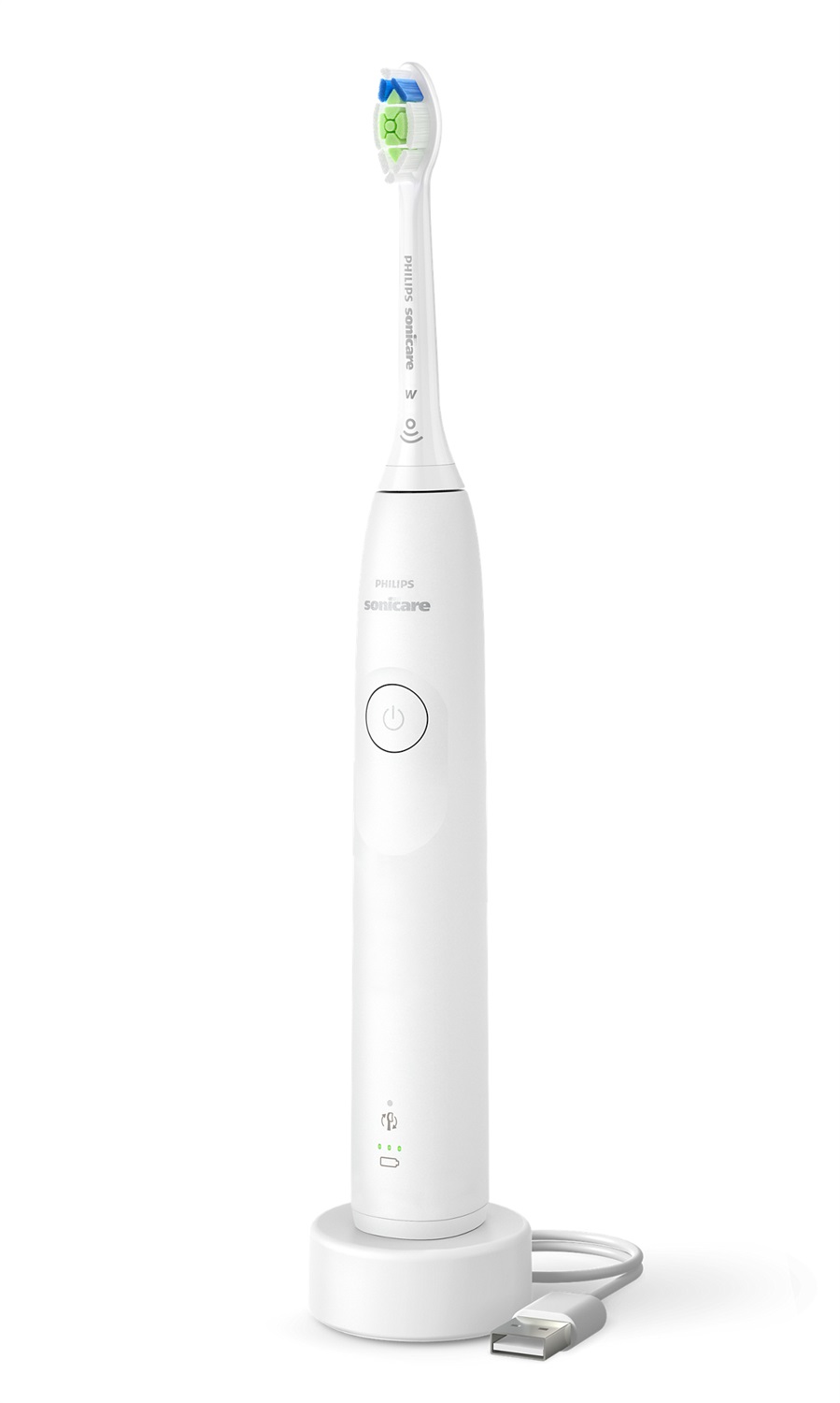 Philips Sonicare 5500 HX7110/02 Spazzolino Elettrico Sonico con 2 Modalità, Avviso di Pressione, EasyStart, Smartimer e BrushPacer - Bianco