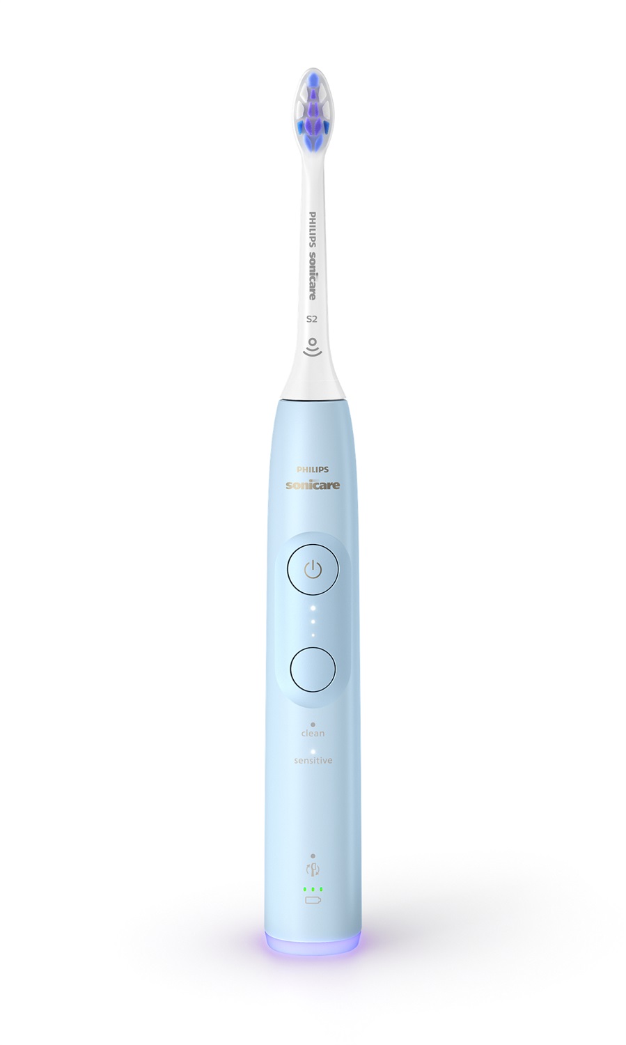 Philips Sonicare 6100 HX7406/01 - Spazzolino Elettrico Sonico con 62000 Movimenti/Min, 2 Modalità e 3 Livelli di Intensità