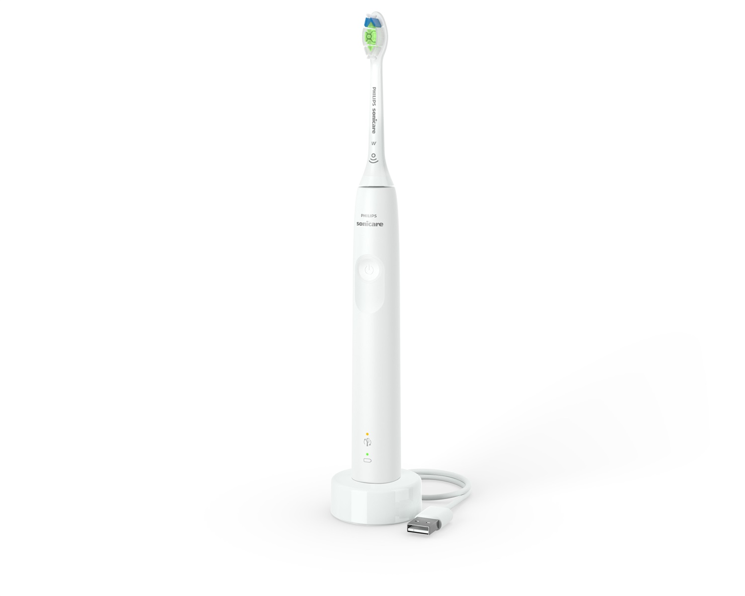 Philips Sonicare 4100 Series HX3683/33 - Spazzolino elettrico sonico con testina W2 Optimal White, custodia da viaggio e caricatore USB