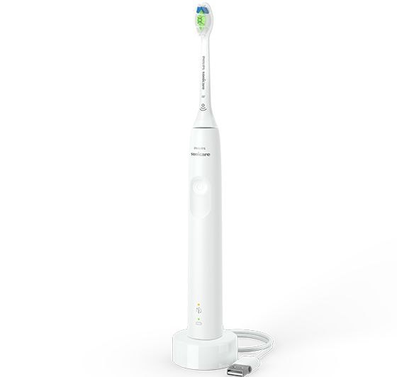 Philips Sonicare 4100 Series Spazzolino elettrico sonico nero HX3681/33 - Modalità Cura quotidiana e Sensibile, Rimozione macchie, Denti più bianchi