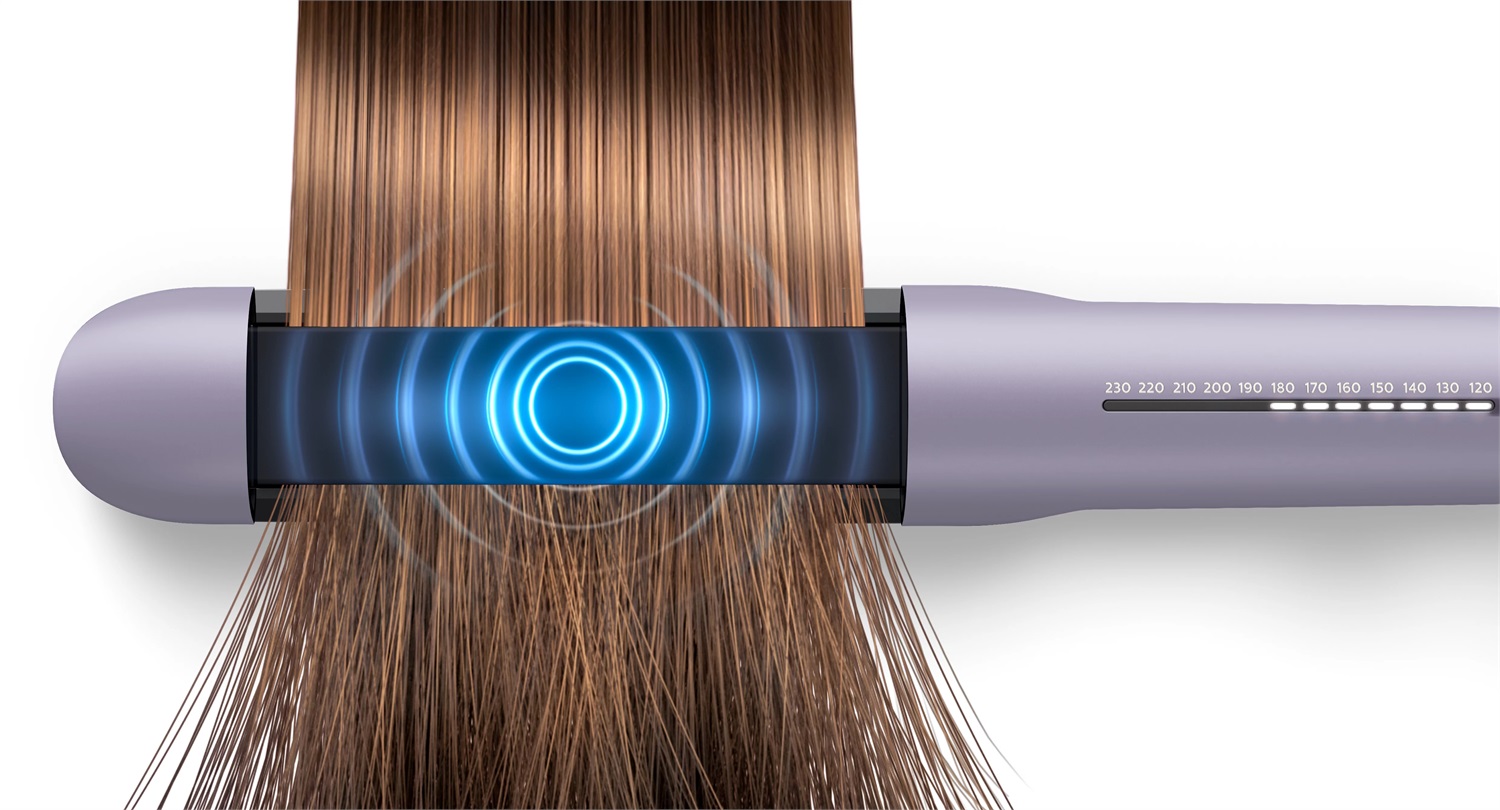 Philips BHS742/00 7000 Series Piastra per Capelli Ionica Viola - 53W, Temperatura 120-230 °C, Riscaldamento in 30 s