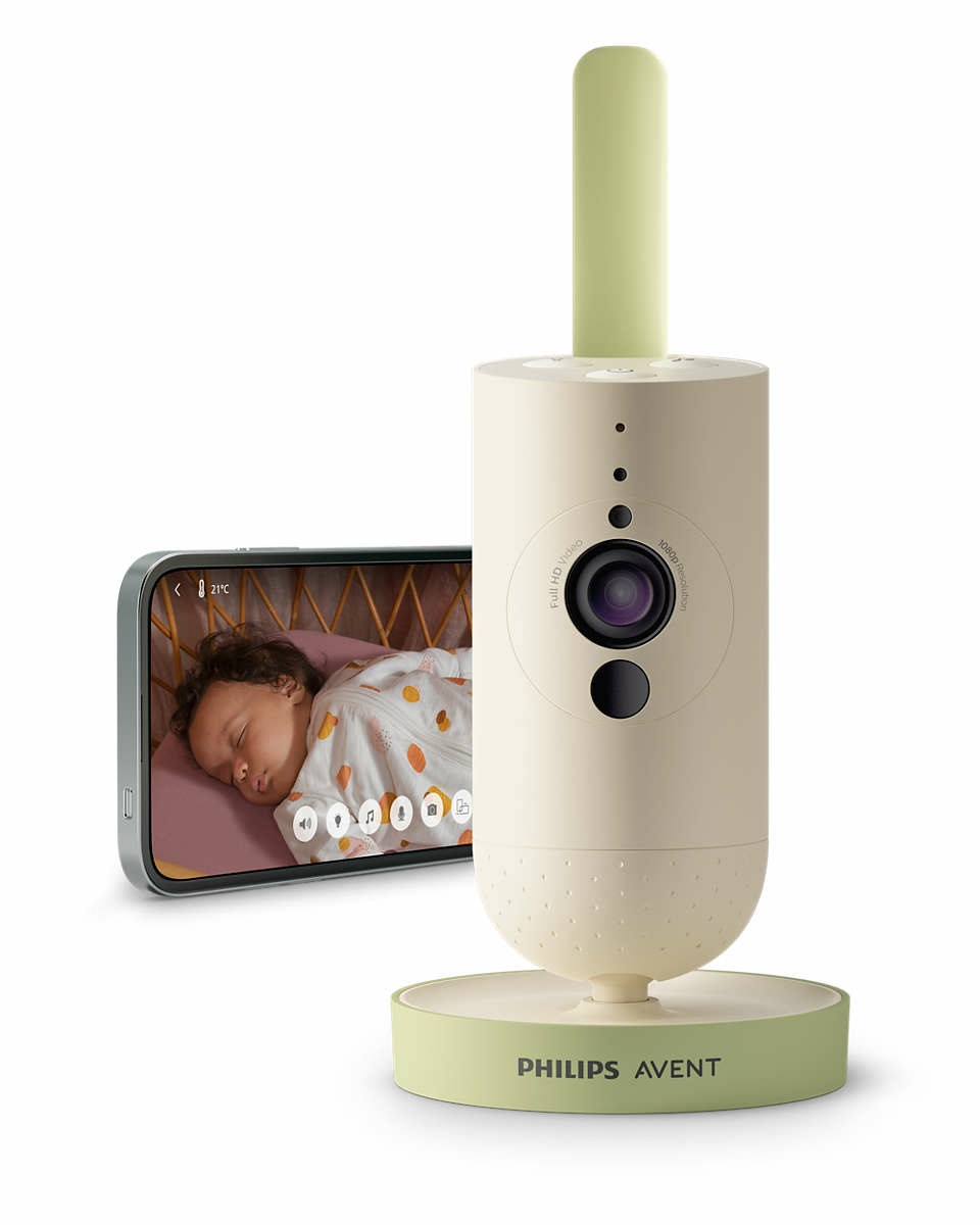 Philips AVENT Baby Monitor SCD643/26 - Videocamera connessa, audio bidirezionale, visione notturna, zoom x2, crittografia sicura