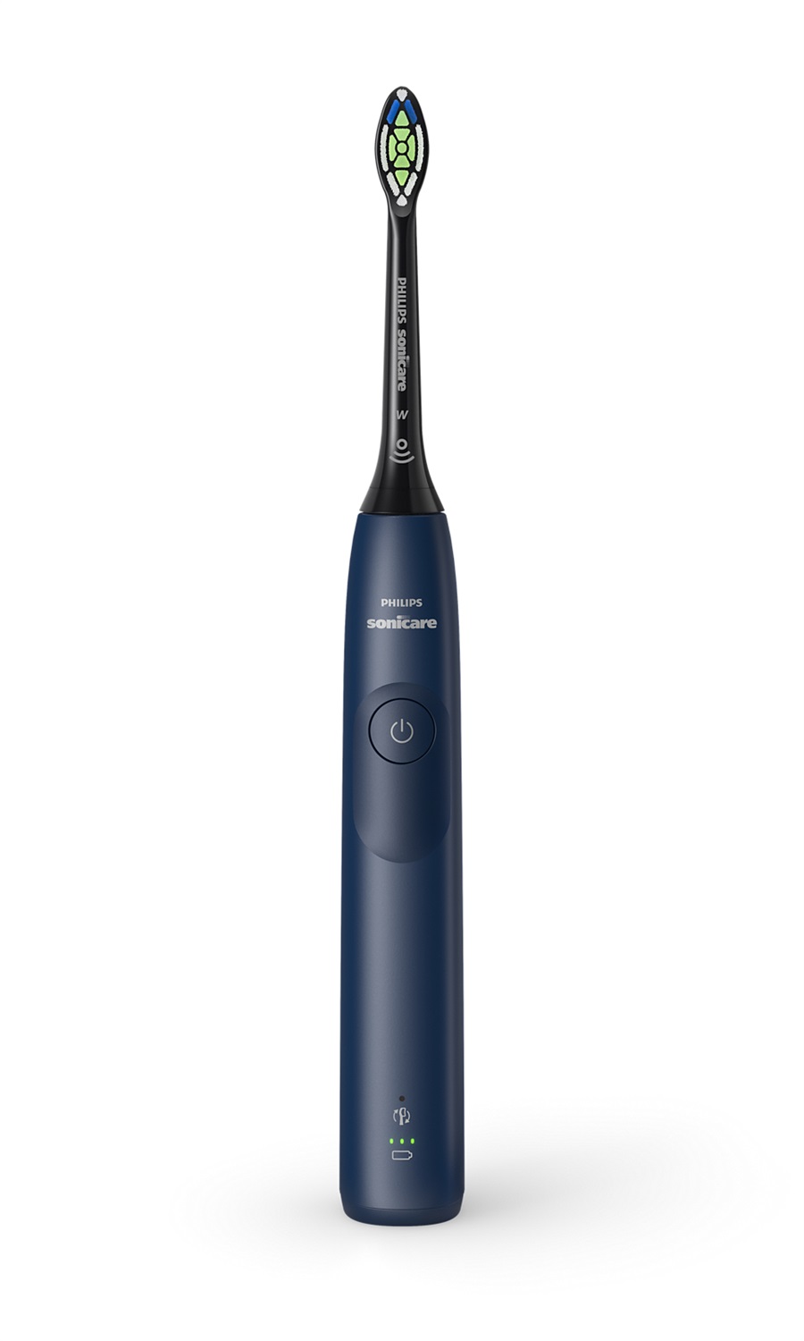 Philips Sonicare 5300 Spazzolino Elettrico HX7103/01 con 2 Livelli di Intensità, Allarme Pressione, EasyStart, SmartTimer e BrushPacer - Blu Navy