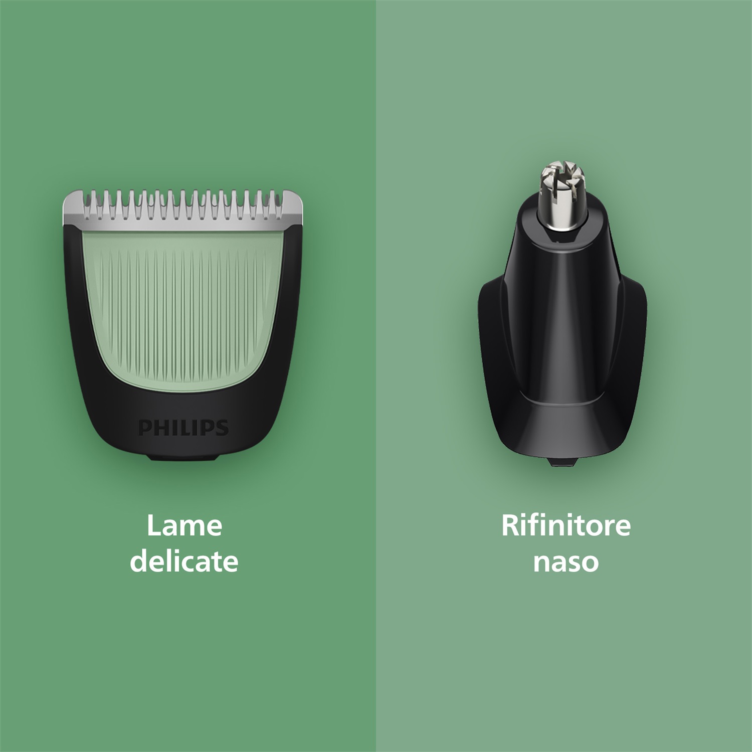 Philips MG3920/15 All-in-One Trimmer 3000 Series - Rifinitore 7 in 1 con Accessori per Barba, Capelli, Naso e Orecchie