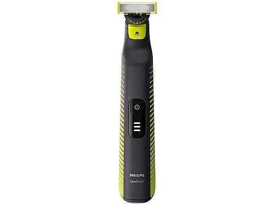 Philips OneBlade QP6506/15 - Rasoio Pro per Barba, Regola e Rifinisce, Batteria Ioni di Litio, 90 Minuti di Funzionamento, Colore Nero/Lime