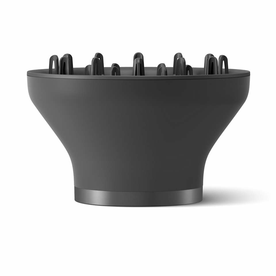 Philips Asciugacapelli Serie 7000 BHD713/10 - 1800 W, Tecnologia ThermoShield Advanced, Spazzola e Diffusore Inclusi