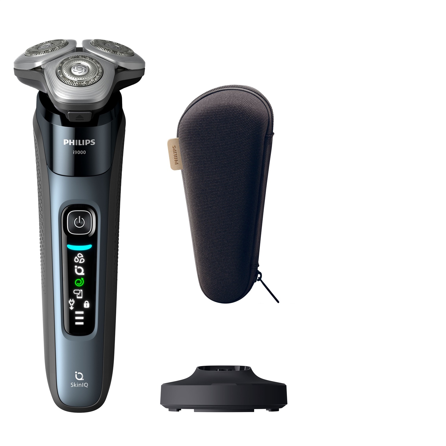 Philips i9000 Rasoio Elettrico Wet & Dry con SkinIQ e Sistema Lift&Cut a Tripla Azione