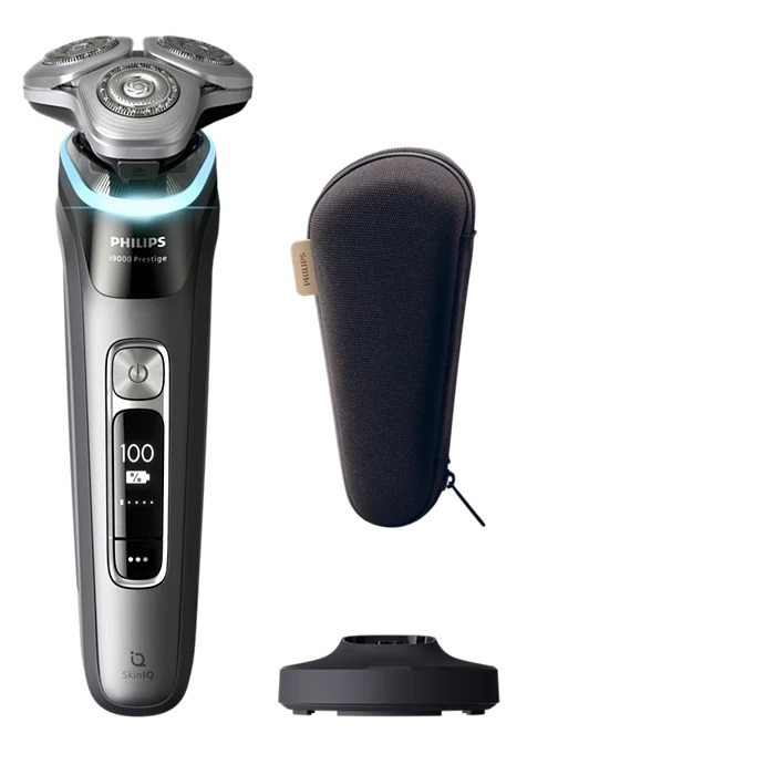Philips i9000 Prestige XP9202/10 Rasoio Elettrico Wet & Dry con SkinIQ, Sistema Lift&Cut a Tripla Azione, Testina Flessibile 360°