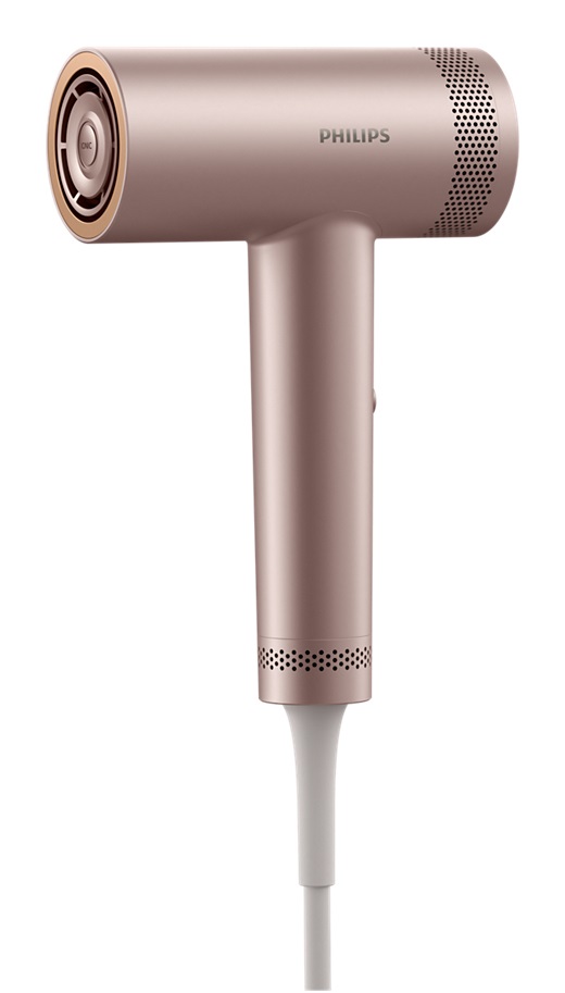 Philips 8000 Series BHD837/10 Asciugacapelli Ionico 1400 W Champagne Rosa con ThermoShield Advanced e Bocchetta per Styling