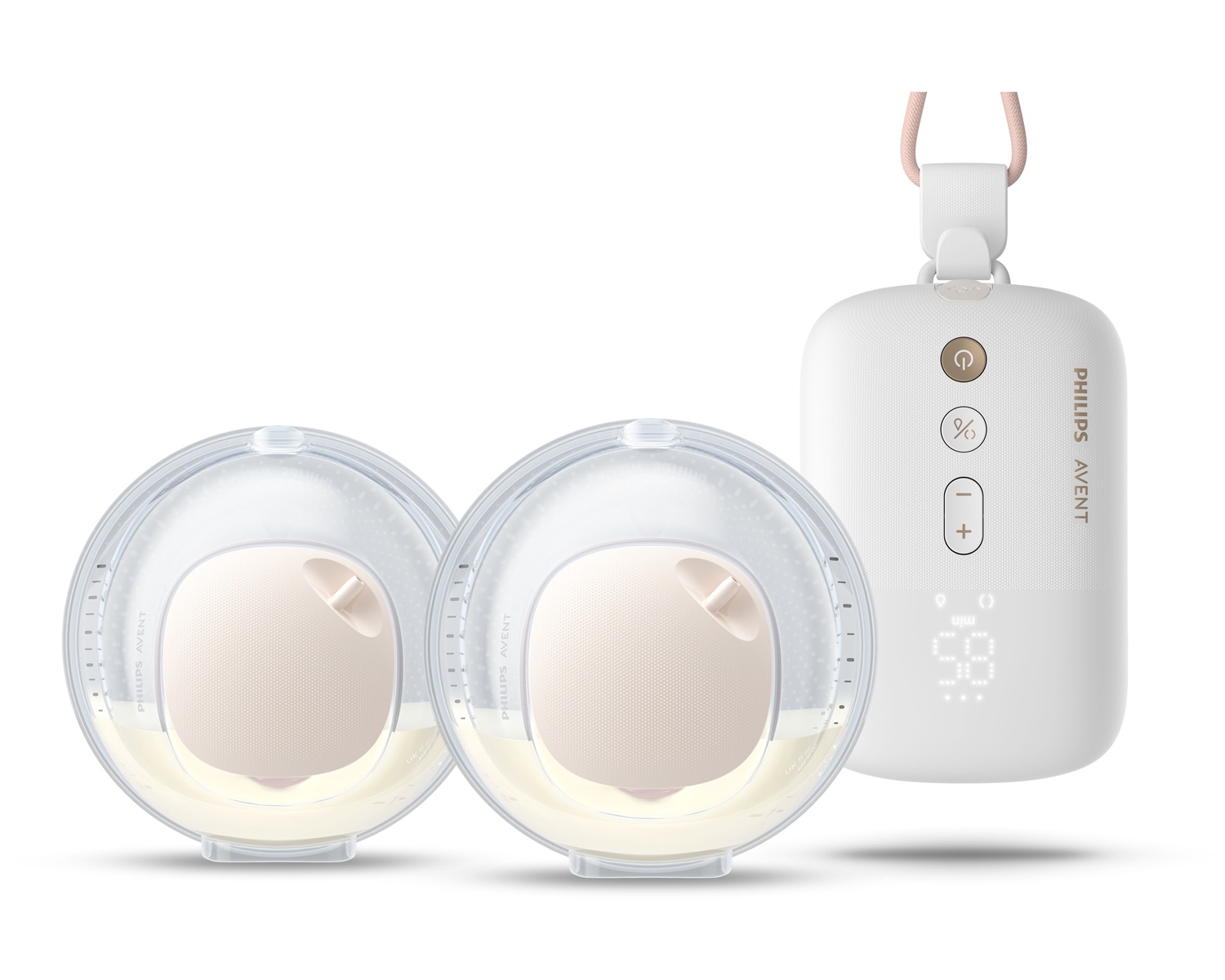 Philips Avent SCF532/11 Tiralatte Elettrico Doppio Indossabile Hands-Free