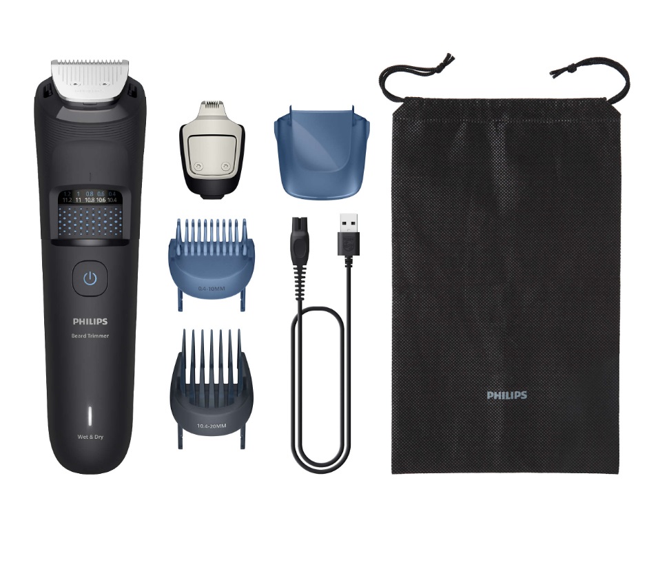 Philips BT5775/15 Regolabarba Serie 5000 con Lame Autoaffilanti e Sistema di Raccolta Peli