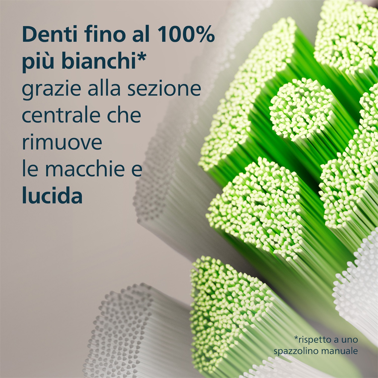 Philips Sonicare HX6062/88 Testine di Ricambio Optimal White, 2 pz, Nero - Sbiancamento Denti e Pulizia Eccellente