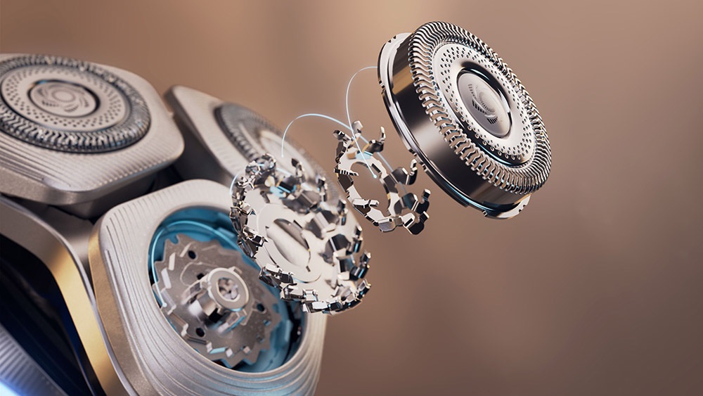 Philips i9000 Prestige XP9203/30 - Rasoio elettrico Wet & Dry con SkinIQ, Sistema Lift&Cut a tripla azione e Testina flessibile