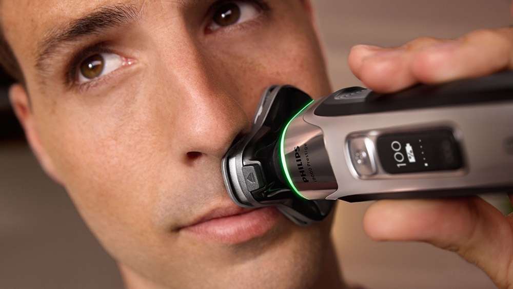 Philips i9000 Prestige XP9203/30 - Rasoio elettrico Wet & Dry con SkinIQ, Sistema Lift&Cut a tripla azione e Testina flessibile