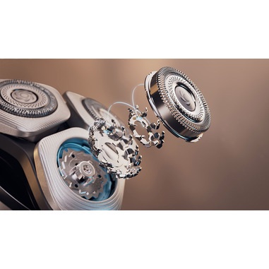 Philips i9000 X9003/30 Rasoio Elettrico Wet & Dry con SkinIQ e Sistema Lift&Cut a Tripla Azione