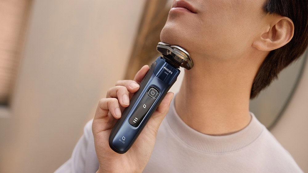 Philips i9000 X9003/30 Rasoio Elettrico Wet & Dry con SkinIQ e Sistema Lift&Cut a Tripla Azione