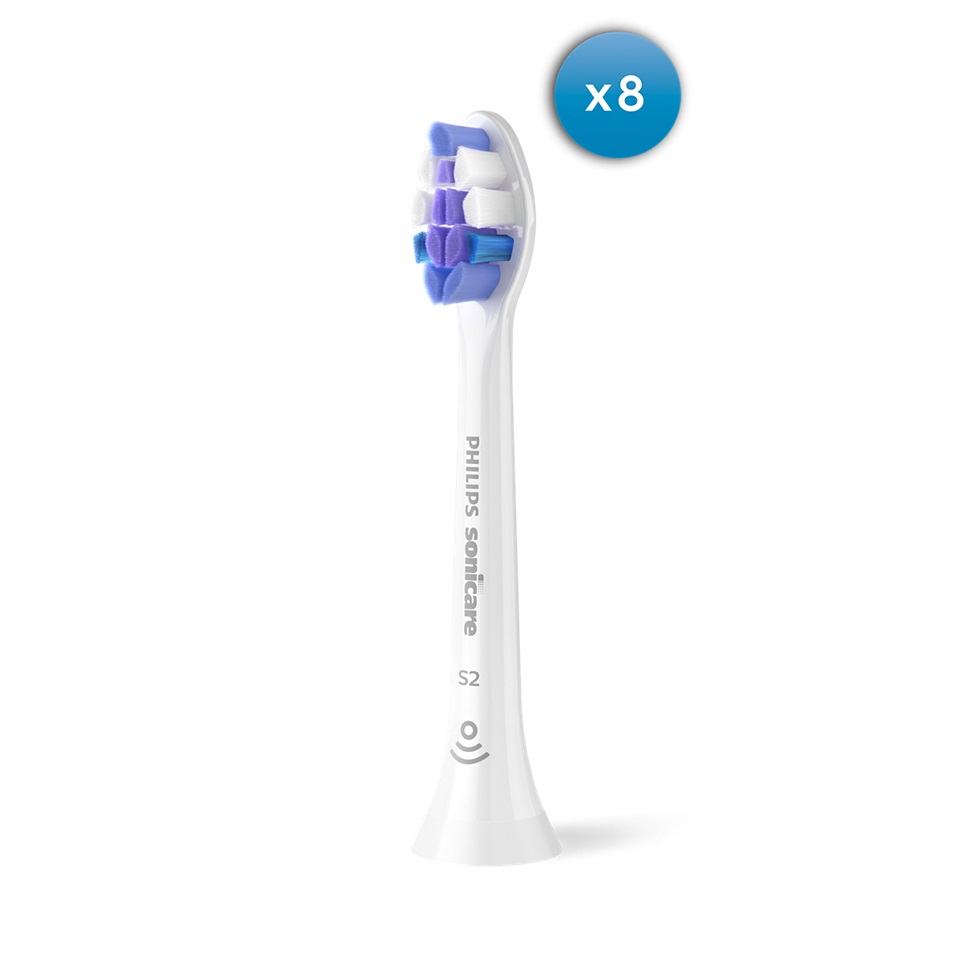 Philips Sonicare Sensitive HX6058/87 - Confezione da 8 testine di ricambio per spazzolino