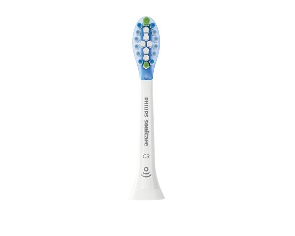 Philips Sonicare C3 Premium Plaque Defence HX9046/87 - Testine di ricambio originali, confezione da 6, bianco