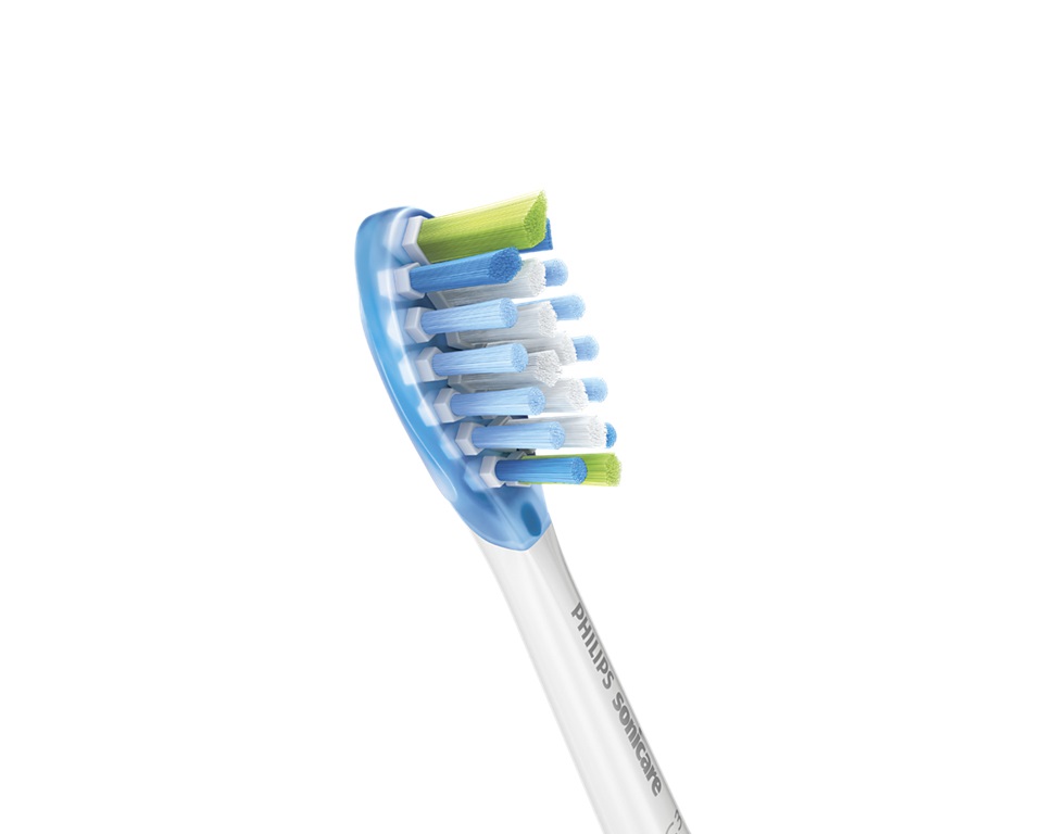 Philips Sonicare C3 Premium Plaque Defence HX9046/87 - Testine di ricambio originali, confezione da 6, bianco