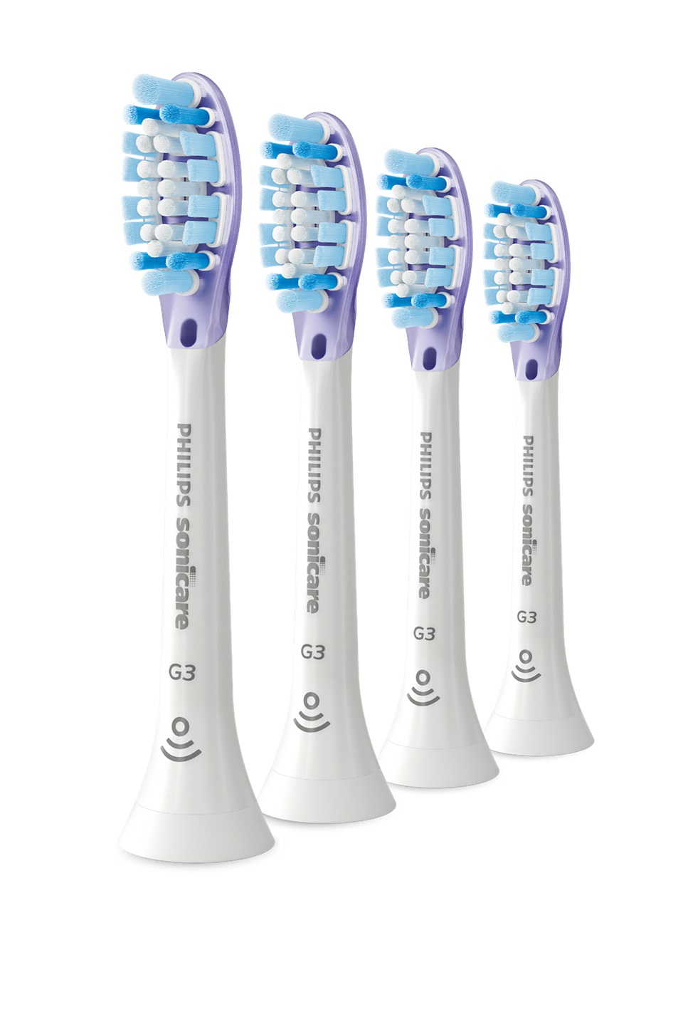 Philips Sonicare G3 Premium Gum Care HX9054/87 - Confezione da 4 testine di ricambio per gengive più sane