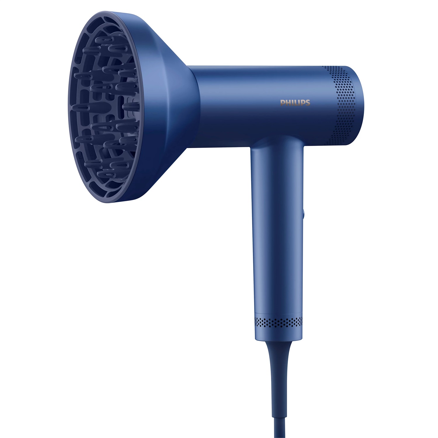Philips Asciugacapelli 8000 Series BHD839/10 - 1400 W, Blu, Funzione Ionica, 3 Velocità, 7 Regolazioni Calore, Tecnologia ThermoShield Advanced