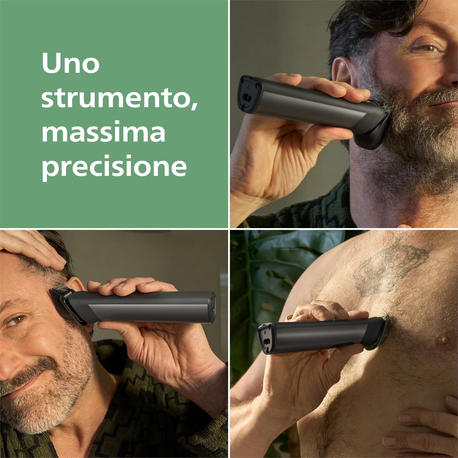 Philips Series 7000 MG7921/15 - Rifinitore All-in-One 15 in 1 con lame autoaffilanti e pettine di precisione