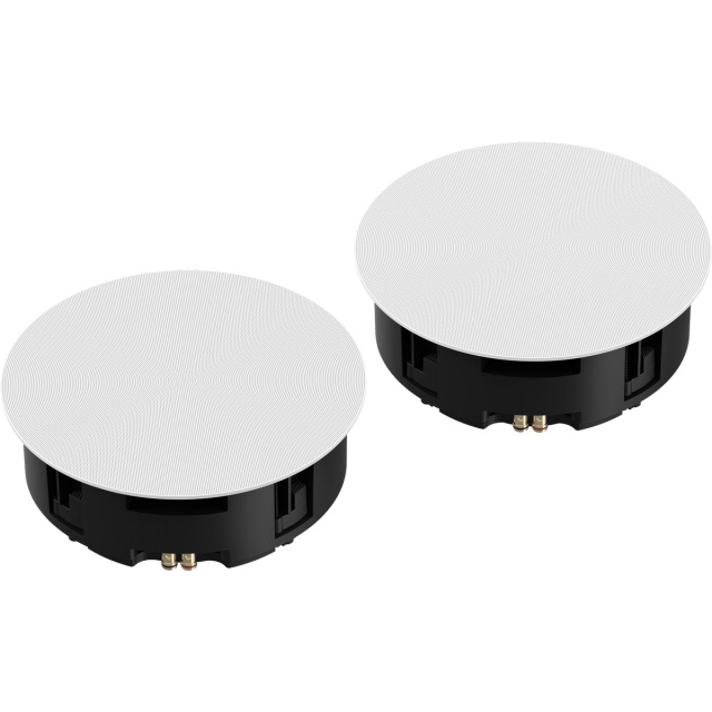 Sonos In-Ceiling 8' - Coppia di Altoparlanti da Incasso a Soffitto per Audio di Alta Qualità
