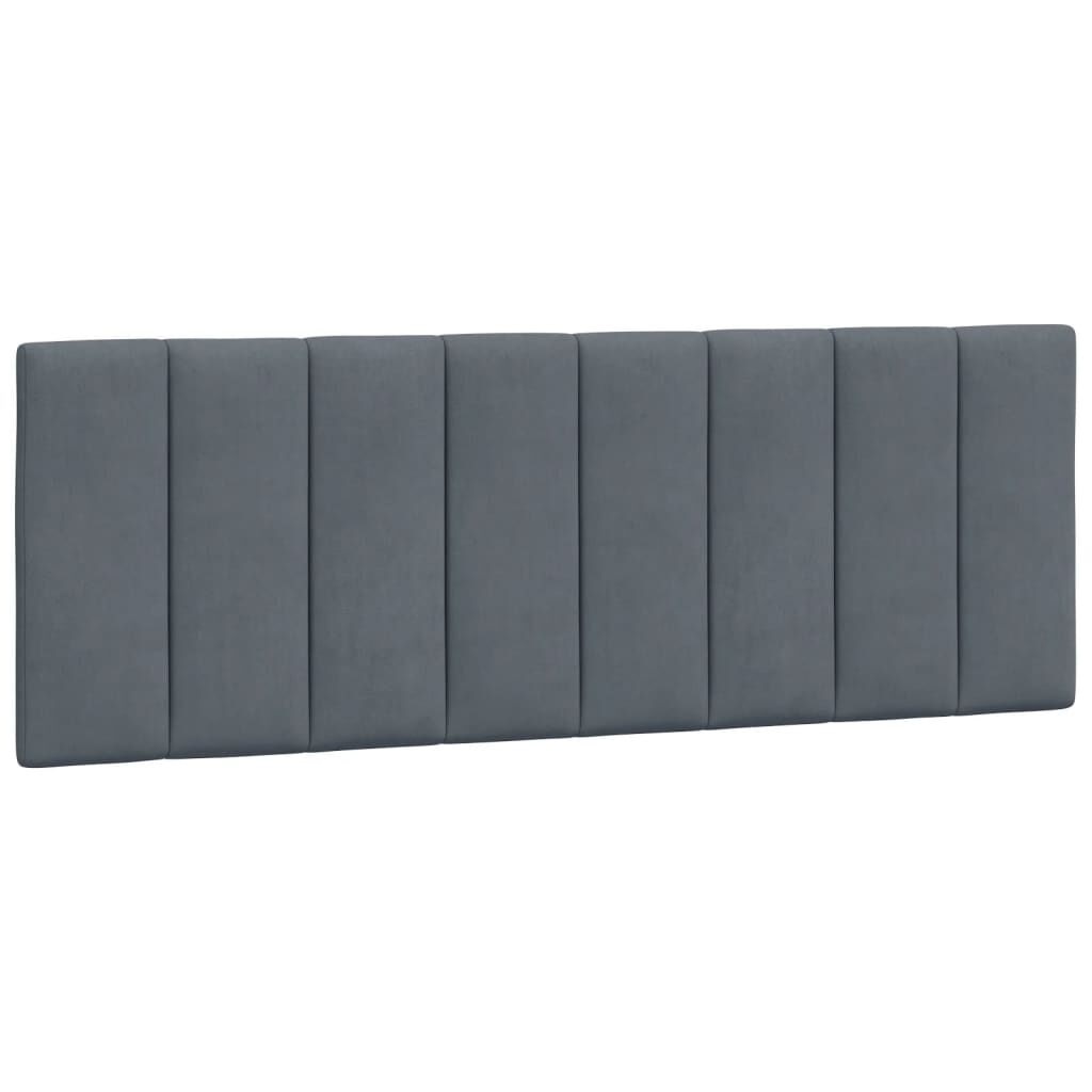 VidaXL 374670 testiera e pedana Grigio scuro