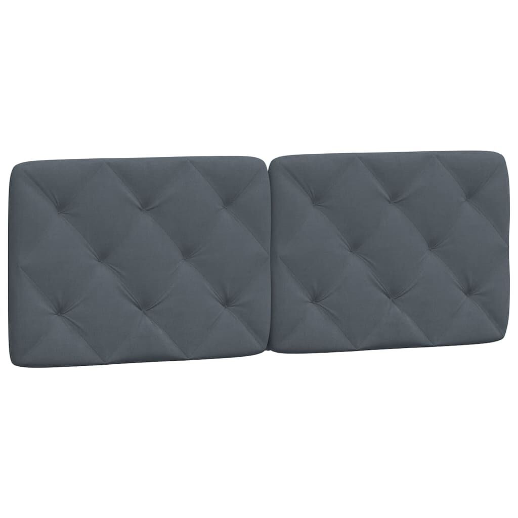 VidaXL 374728 testiera e pedana Grigio scuro