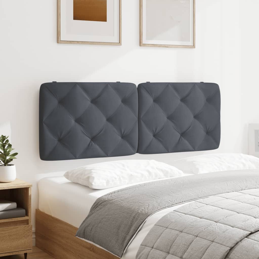 VidaXL 374728 testiera e pedana Grigio scuro
