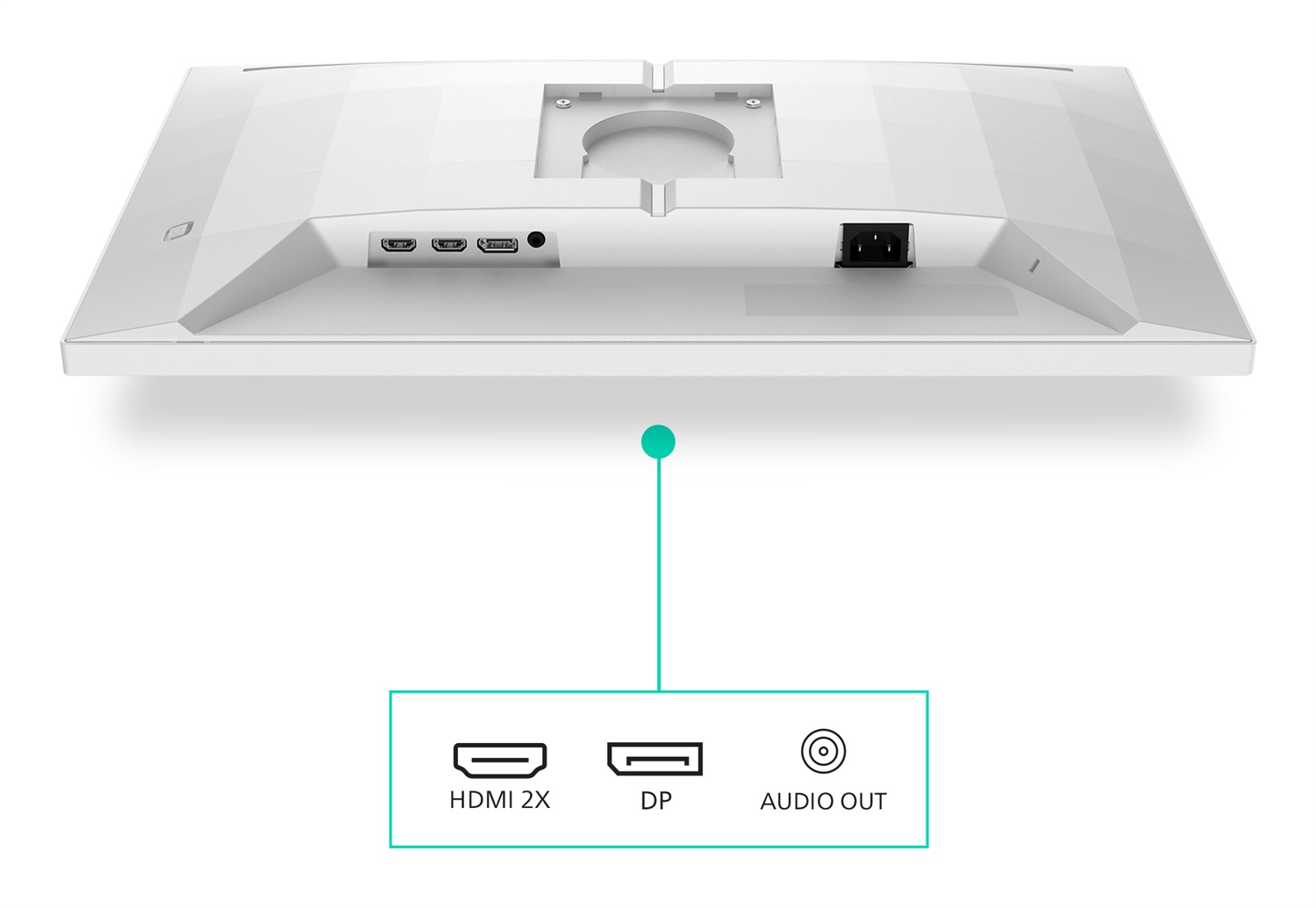 Philips Evnia 27M2N3201A/00 Monitor da Gioco 27 Pollici Full HD 1920x1080, 180 Hz, 0,5 ms, FreeSync Premium, G-Sync Compatible, HDR10, 2x HDMI, DisplayPort, Bianco