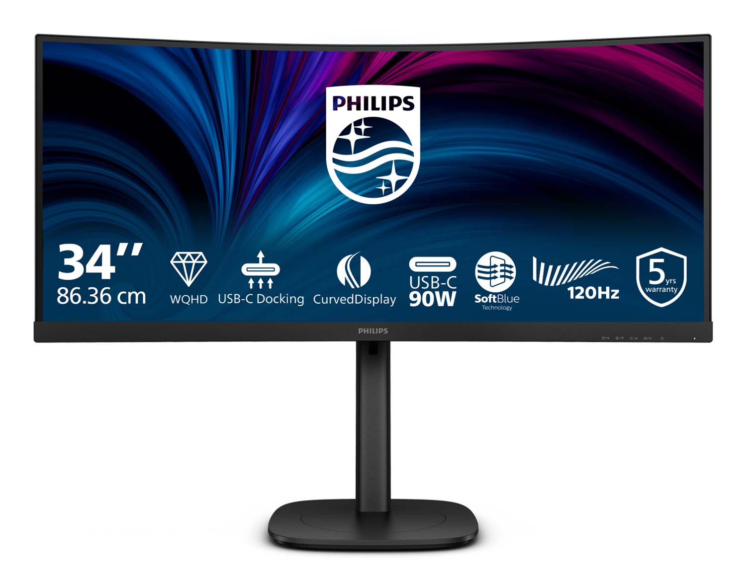 Philips 34B2U3600C/00 Monitor Curvo WQHD 34