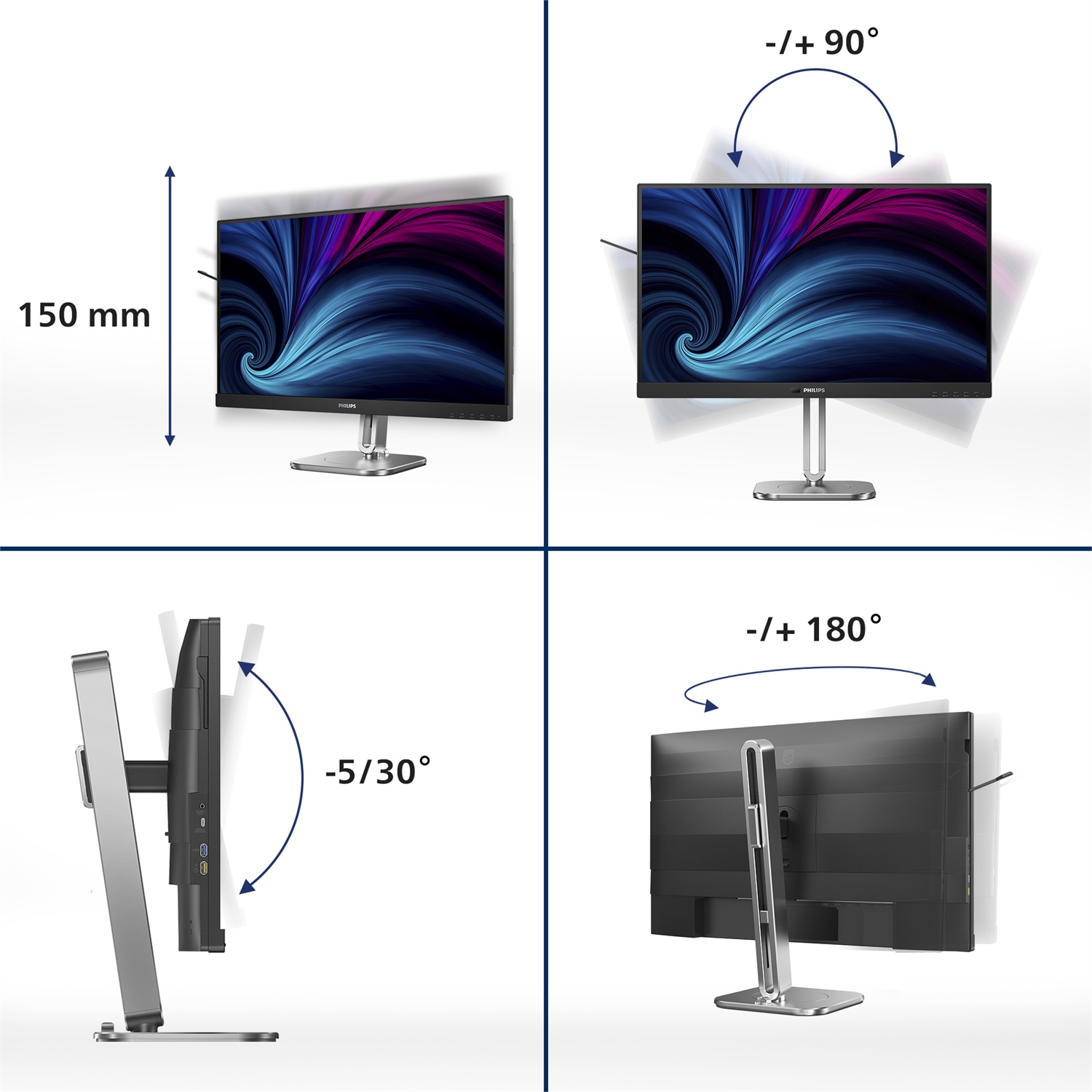 Philips 27B2U4601/00 Monitor PC 27
