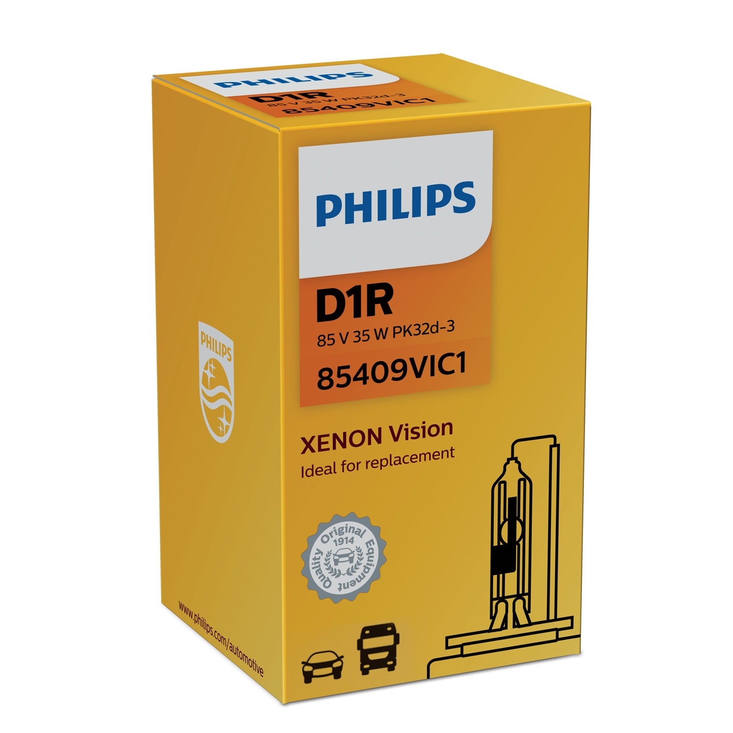 Philips 85409VIC1 Lampadina Xenon Vision per Fari