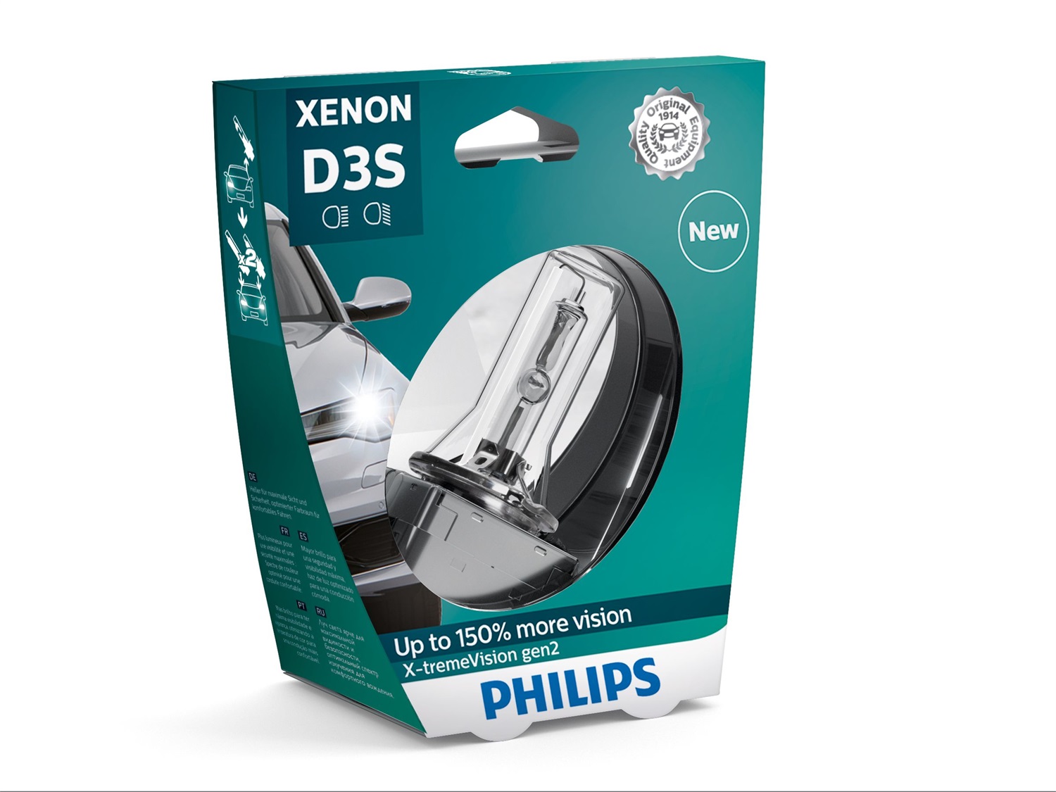 Philips Xenon X-tremeVision gen2 42403XV2S1 Lampadina per fari allo Xenon