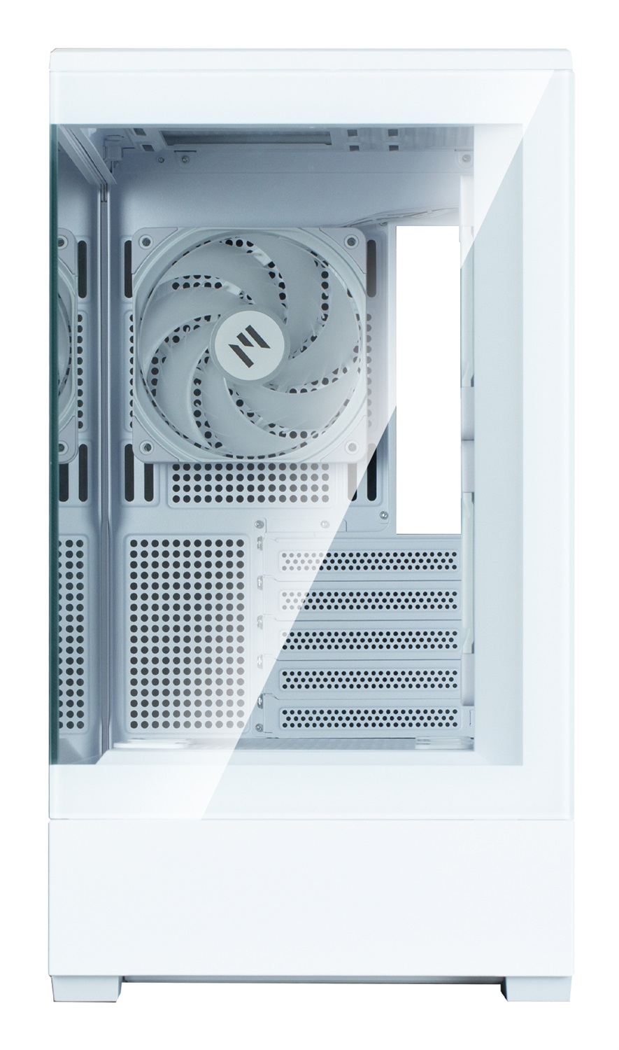 Zalman P30 V2 Mini-Tower Bianco con Ventole RGB e Vetro Temperato