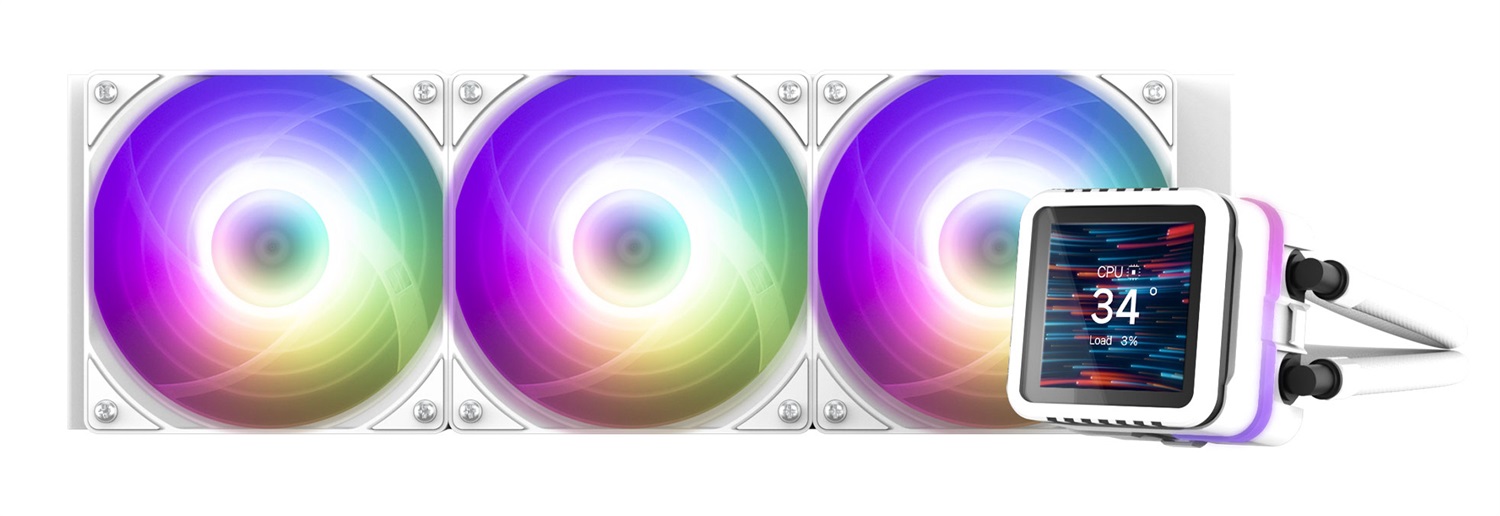 Zalman ALPHA2 DS A36 White Raffreddatore di Liquidi Tutto in Uno 12 cm Bianco