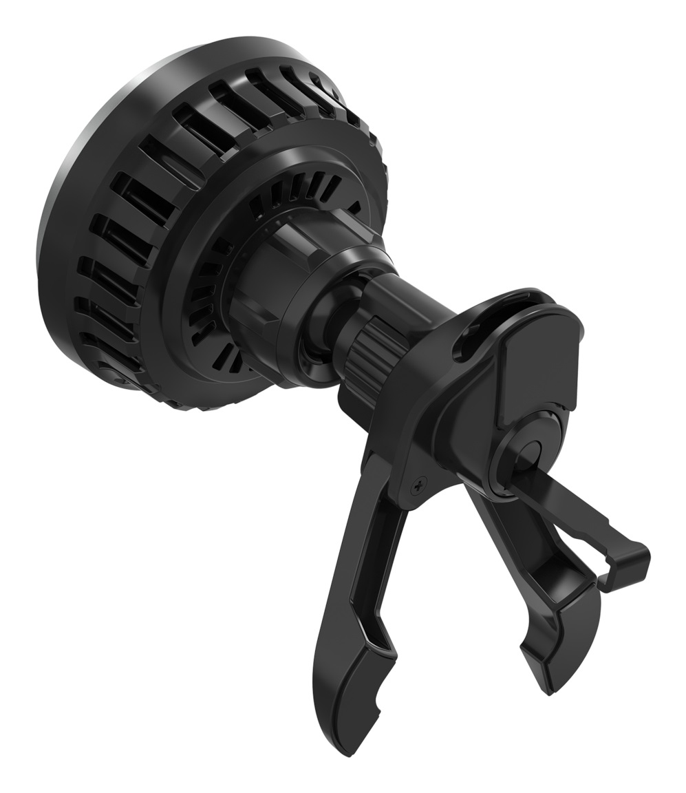 Samsung Caricabatterie Wireless per Auto Qi 2.0 - Ricarica Rapida 15W, Compatibile con Magnetic Power Profile, Nero