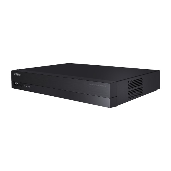 Hanwha XRN-420S Videoregistratore di rete NVR 4 canali 4K con supporto fino a 6 TB