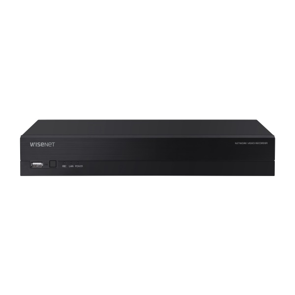 Hanwha XRN-420S Videoregistratore di rete NVR 4 canali 4K con supporto fino a 6 TB