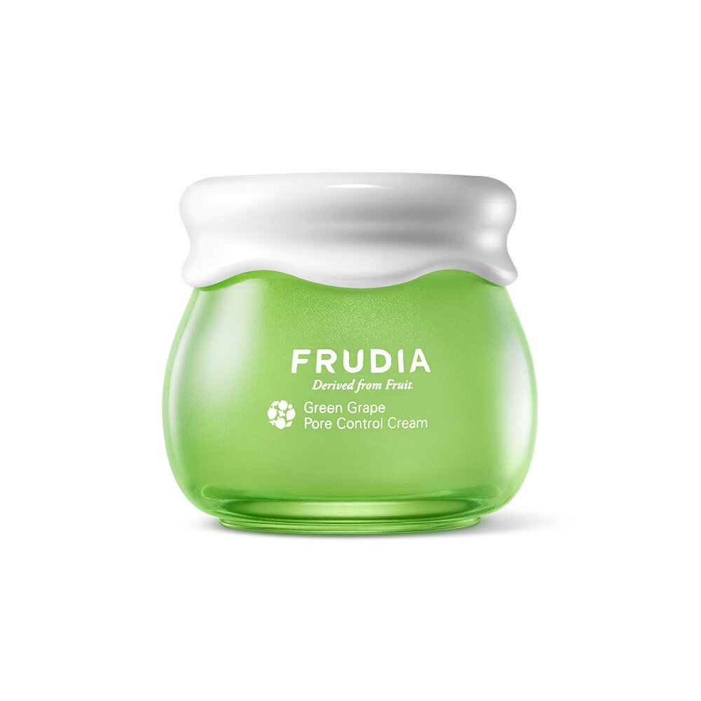 Frudia Crema Controllo Pori all'Uva Verde - 55 g, Crema Viso Idratante per Pelle Mista e Grassa con Estratto di Uva
