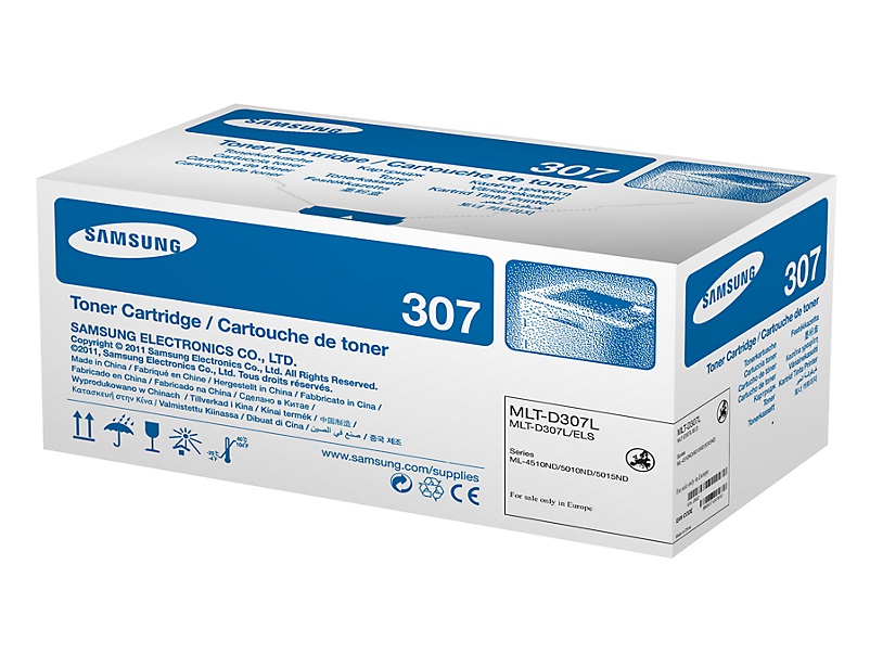 Samsung MLT-D307L/ELS Cartuccia Toner Originale Nero - Fino a 15.000 Pagine, Compatibile con ML-4510ND, ML-5010ND, ML-5015ND