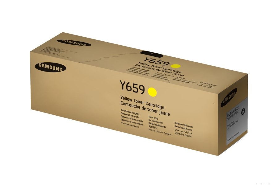 Samsung CLT-Y659S Cartuccia Toner Originale Giallo - ~20000 Pagine, Compatibile con CLX-8640ND e CLX-8650ND