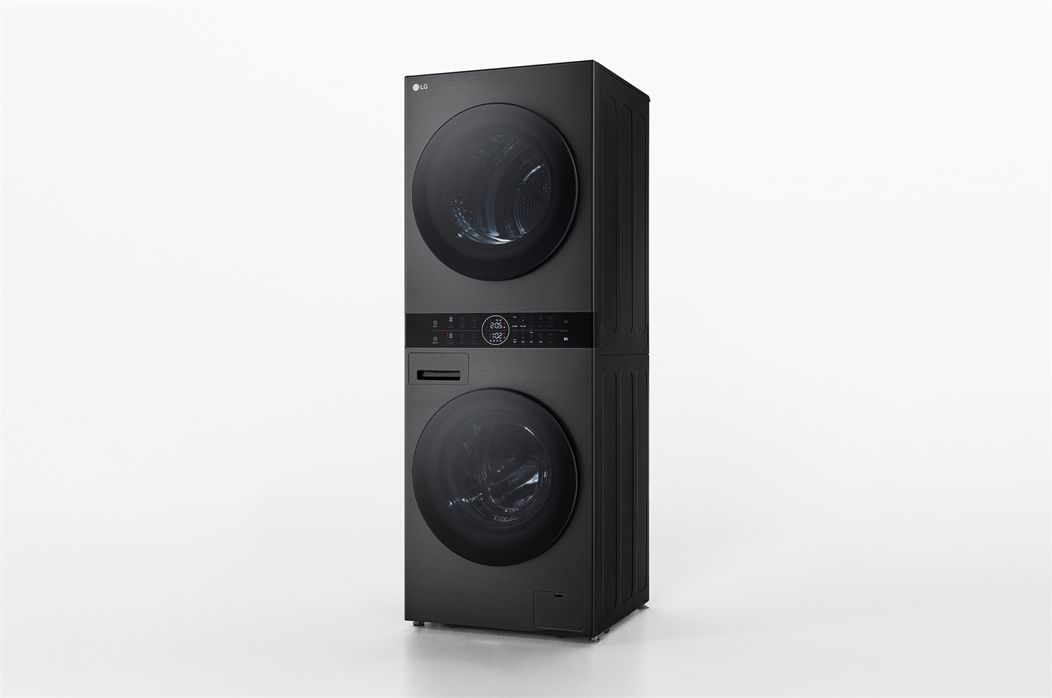 LG WashTower WT1210BBF Colonna Bucato 12/10kg AI DD, Classe A-10%/A , Pannello Unificato, Caricamento Frontale, Libera Installazione, Nero, 1400 Giri/min