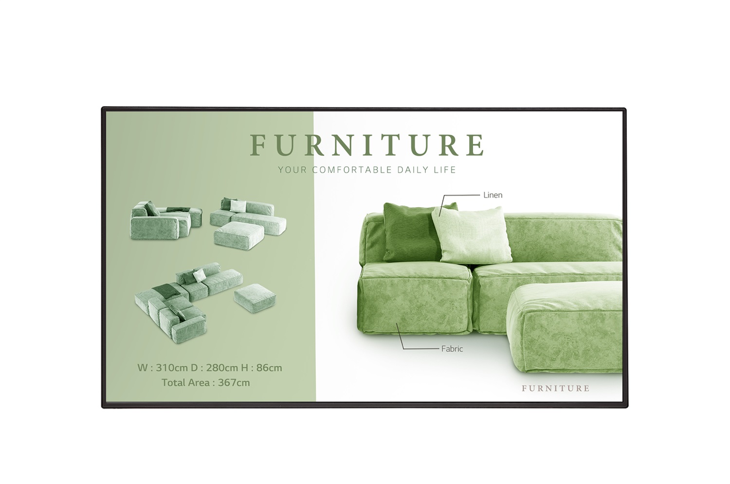 LG 65UM5N-H Pannello Piatto per Segnaletica Digitale 65