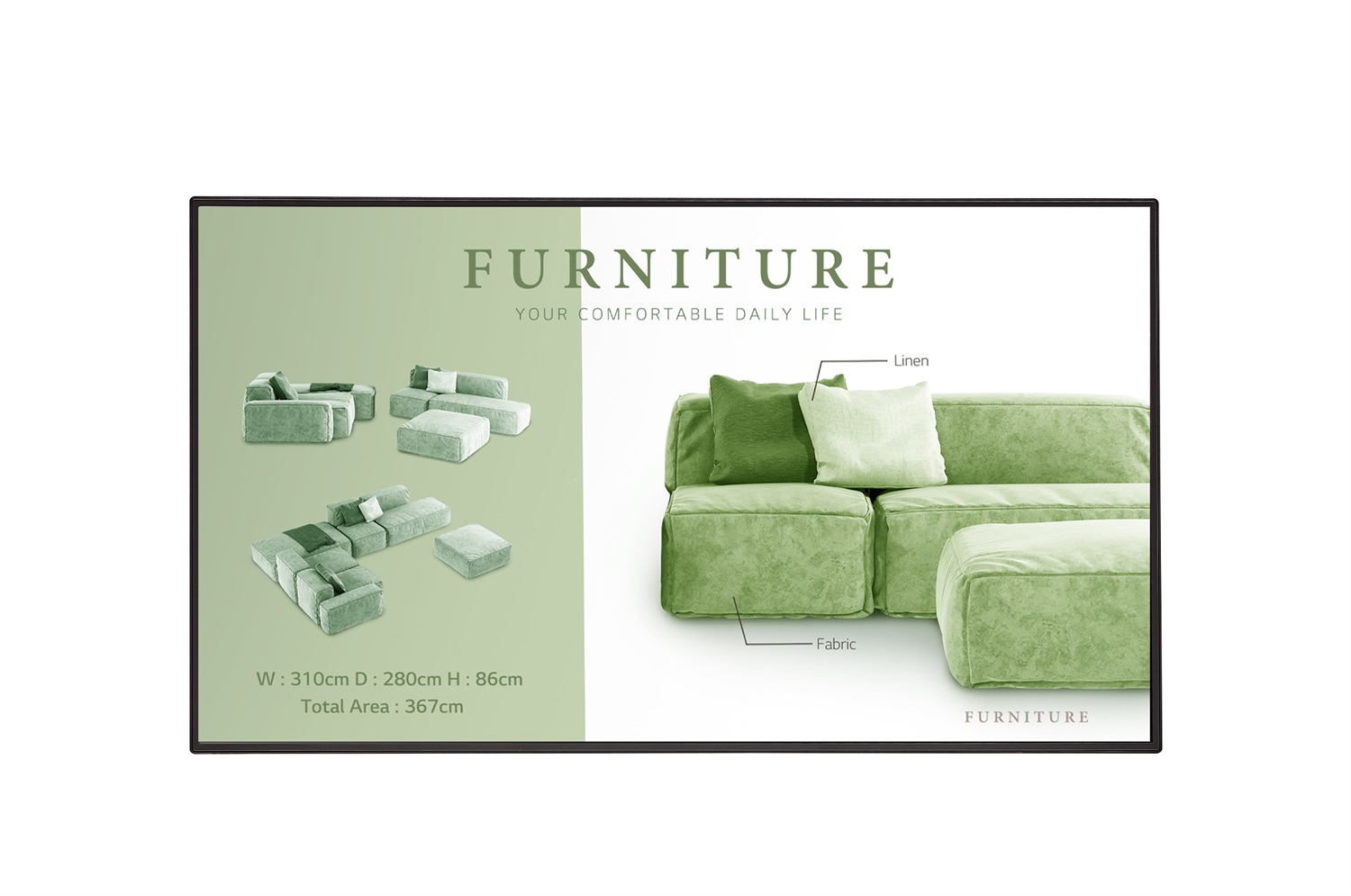 LG 49UM5N-H Pannello Piatto per Segnaletica Digitale 49